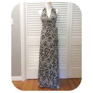 T-BAGS Misa LOS ANGELES‎ Medium Faux Wrap Maxi Dress Revolve Ikat